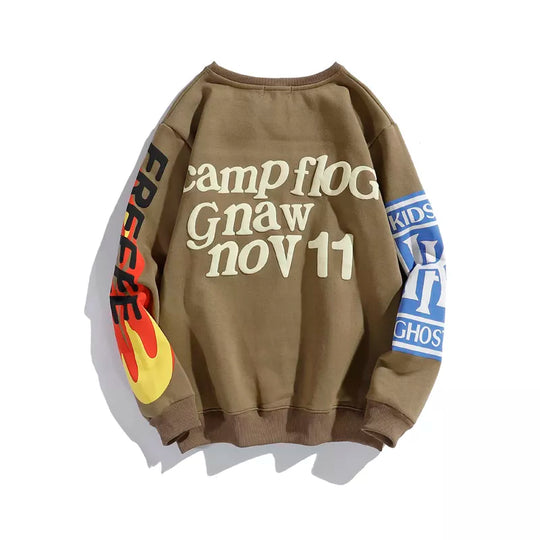 EB | Bequemer Frauenbedruckter Pullover