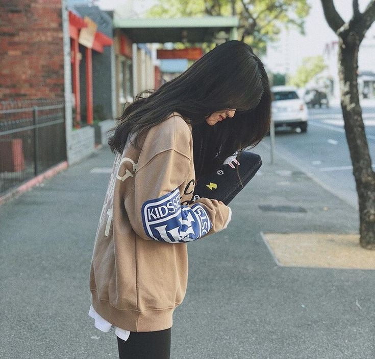 EB | Bequemer Frauenbedruckter Pullover