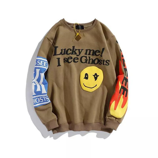 EB | Bequemer Frauenbedruckter Pullover