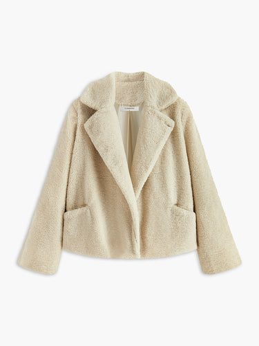 EB | Bequemer Damen Teddy-Mantel