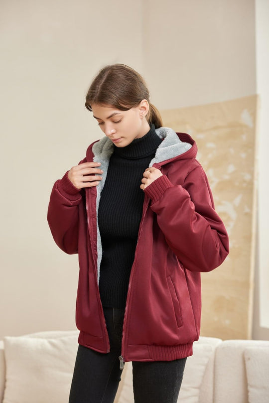 EB | Bequeme Damen Winter Fleecejacke