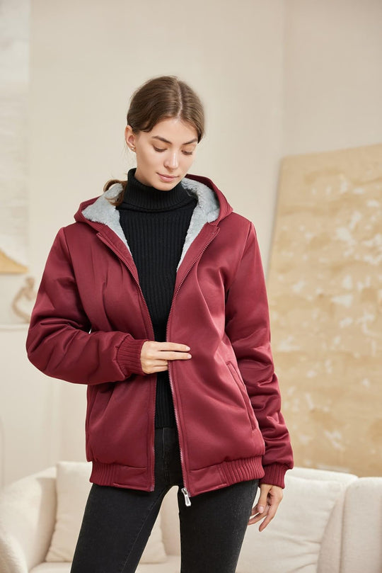EB | Bequeme Damen Winter Fleecejacke