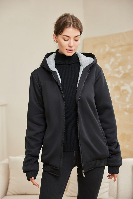 EB | Bequeme Damen Winter Fleecejacke