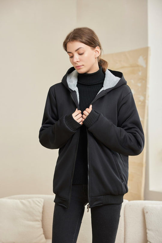 EB | Bequeme Damen Winter Fleecejacke
