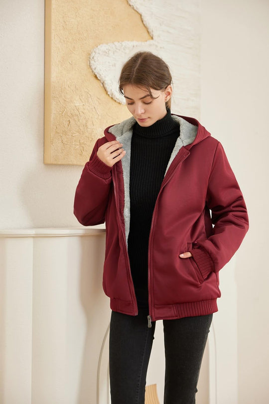 EB | Bequeme Damen Winter Fleecejacke
