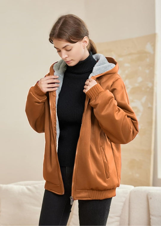 EB | Bequeme Damen Winter Fleecejacke