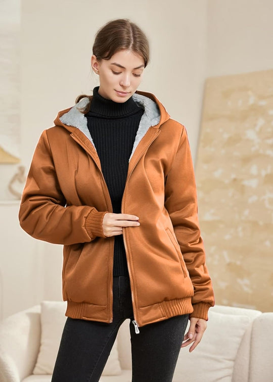 EB | Bequeme Damen Winter Fleecejacke