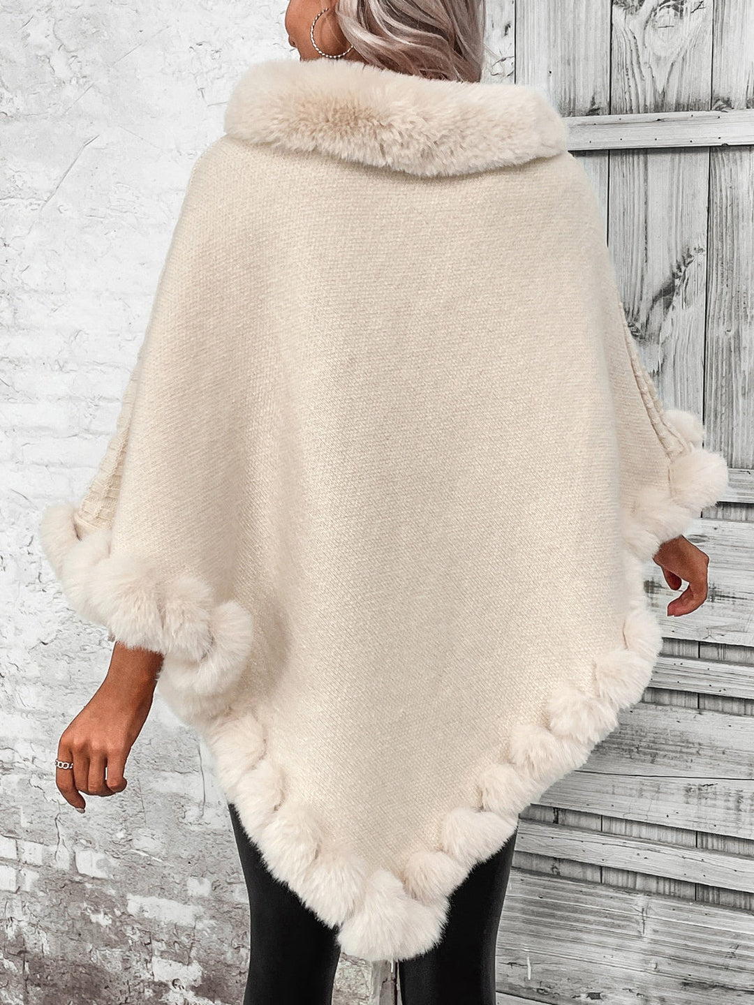 EB | Bequemer Damen Winter Poncho