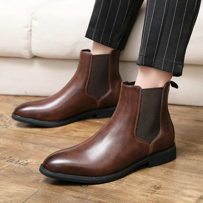 EB | Herren Chelsea Lederstiefel
