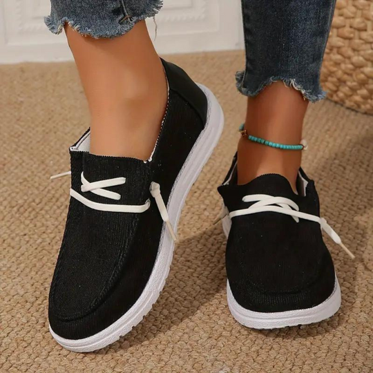 Atmungsaktive Corduroy Damenschuhe EB