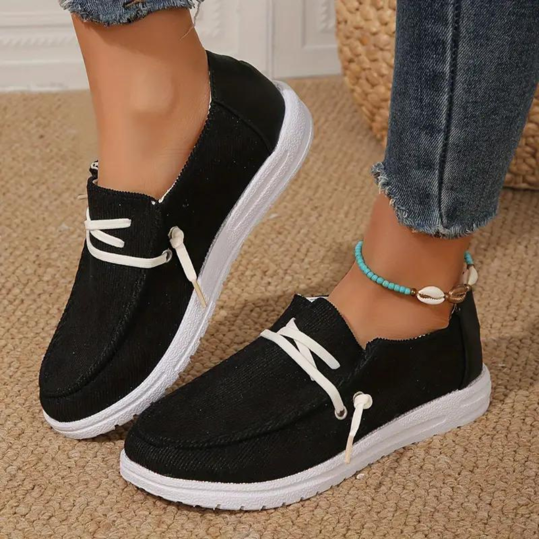 Atmungsaktive Corduroy Damenschuhe EB