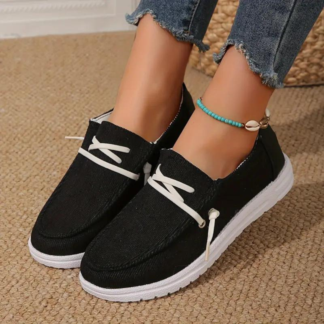 Atmungsaktive Corduroy Damenschuhe EB