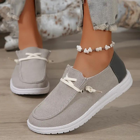 Atmungsaktive Corduroy Damenschuhe EB