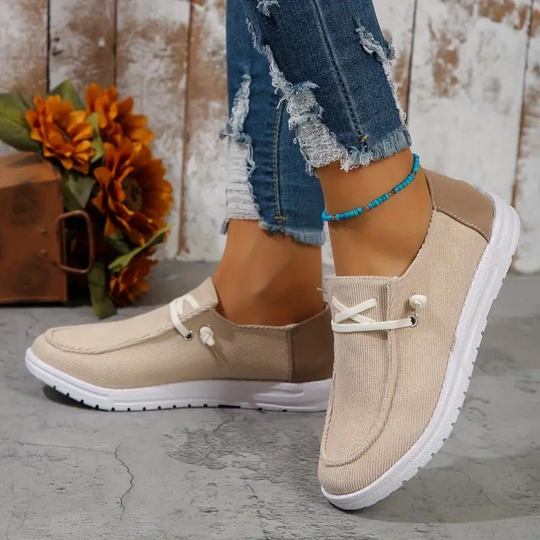 Atmungsaktive Corduroy Damenschuhe EB
