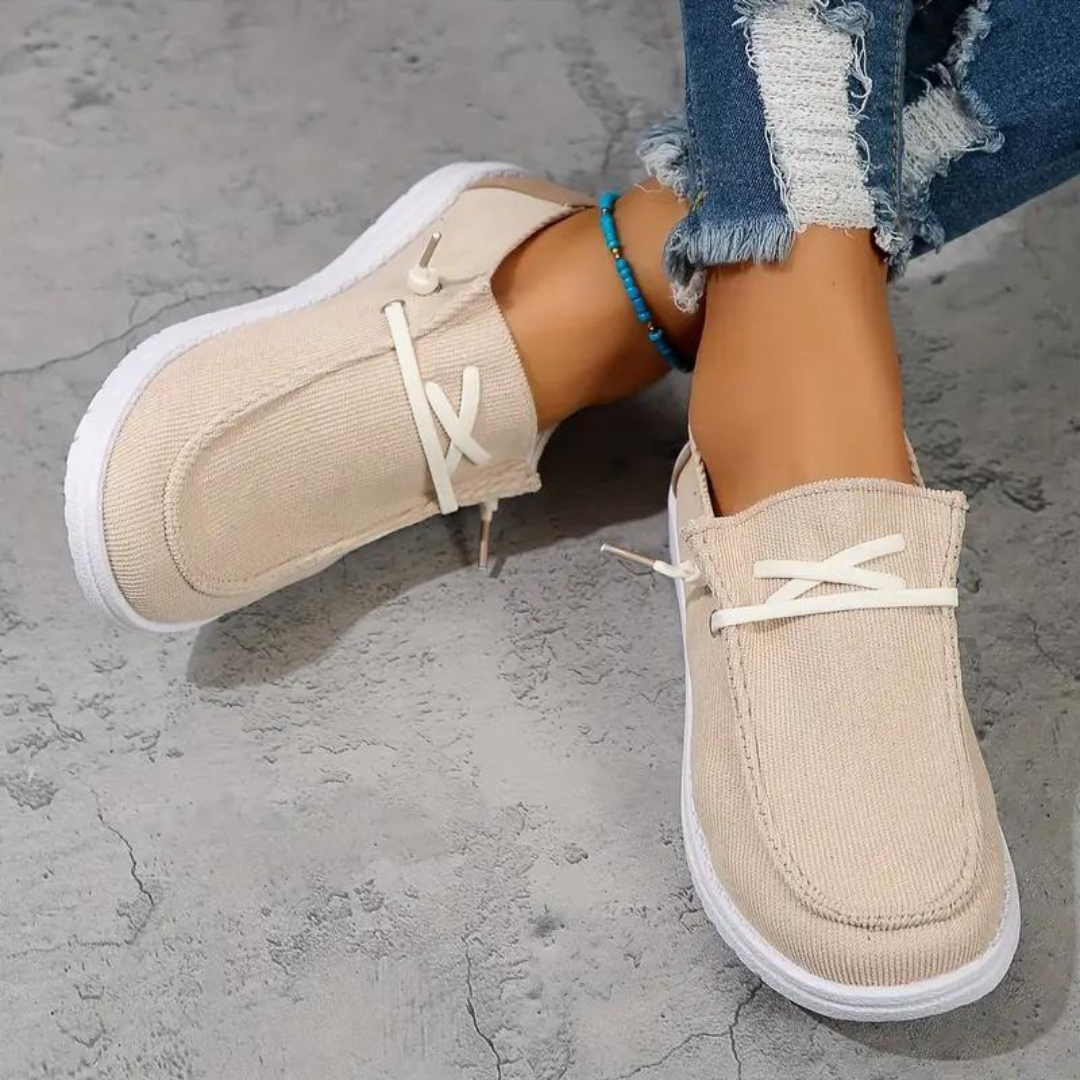 Atmungsaktive Corduroy Damenschuhe EB