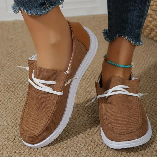 Atmungsaktive Corduroy Damenschuhe EB