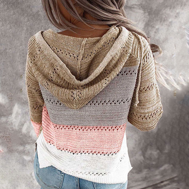 EB | Gemütlicher Kapuzen-Strickcardigan - Perfekt für Kühle Tage