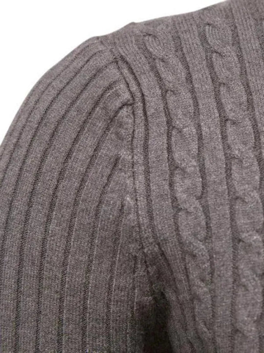 EB | Border Slim Fit Rollkragenpullover Herren