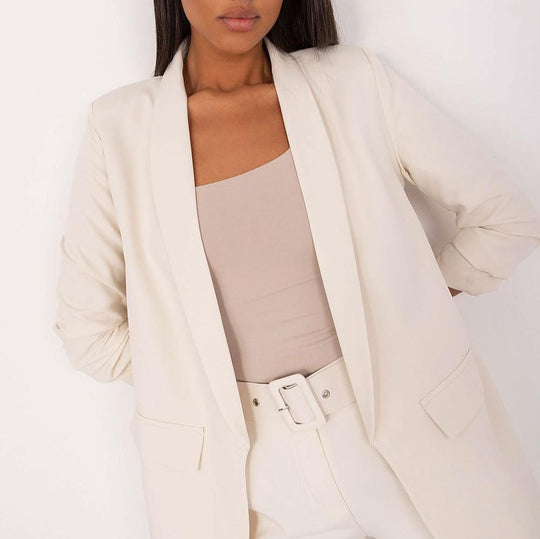 EB | Blazer mit Offener Vorderseite Leicht und Stilvoll Perfekt für Lagenlook