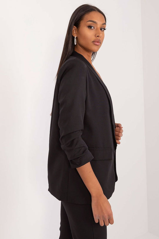 EB | Blazer mit Offener Vorderseite Leicht und Stilvoll Perfekt für Lagenlook