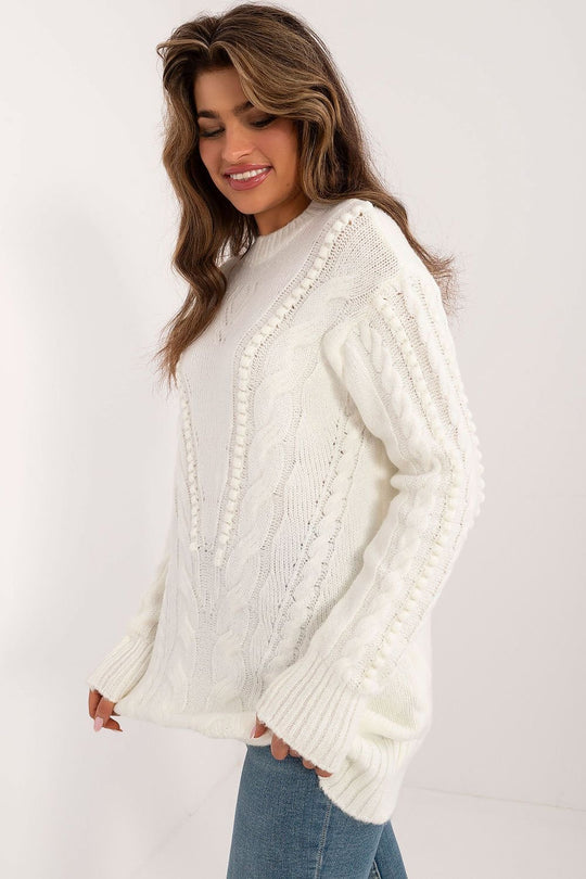 EB | Strickkleid mit Kabelmuster Warm und Komfortabel Eleganter Stil