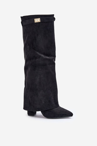 EB | Elegante Kniehoge Stiefel mit Riemchen