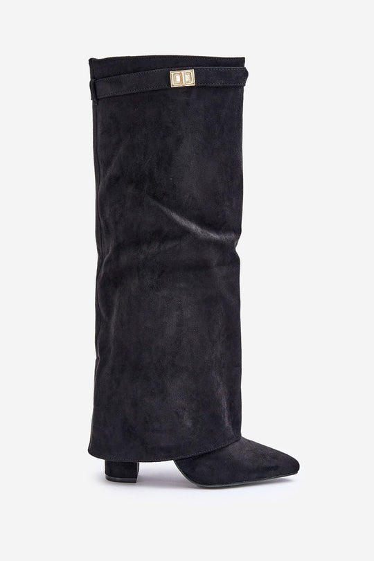 EB | Elegante Kniehoge Stiefel mit Riemchen