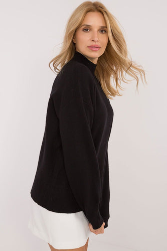 EB | Strickpullover mit Hohem Kragen Lässige Passform Soft und Bequem