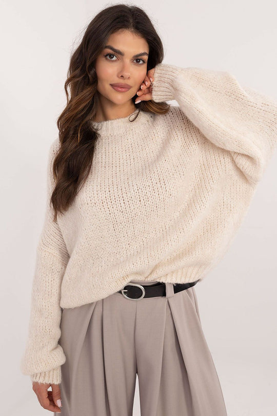 EB | Strickpullover mit Lockere Passform Weiches Strick Hygge und Komfort