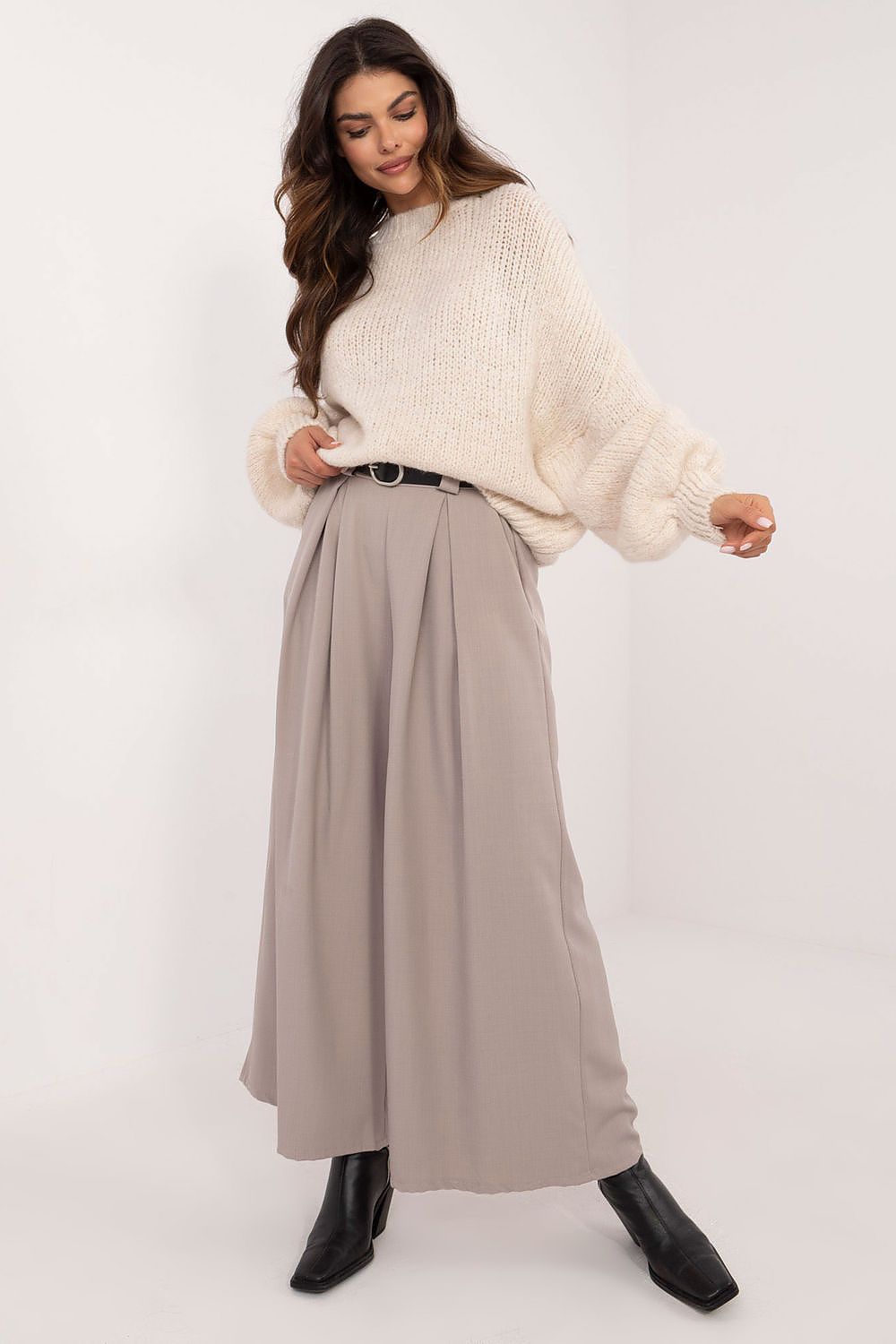 EB | Strickpullover mit Lockere Passform Weiches Strick Hygge und Komfort
