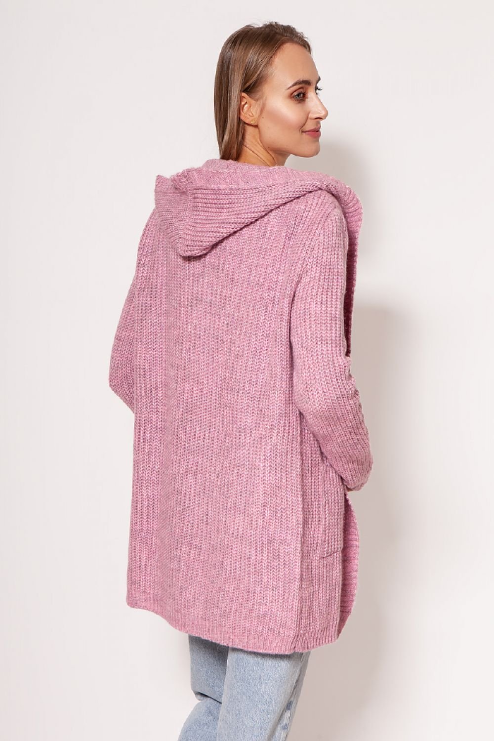 EB | Strickjacke mit Kapuze Soft und Warm Lässiger Look
