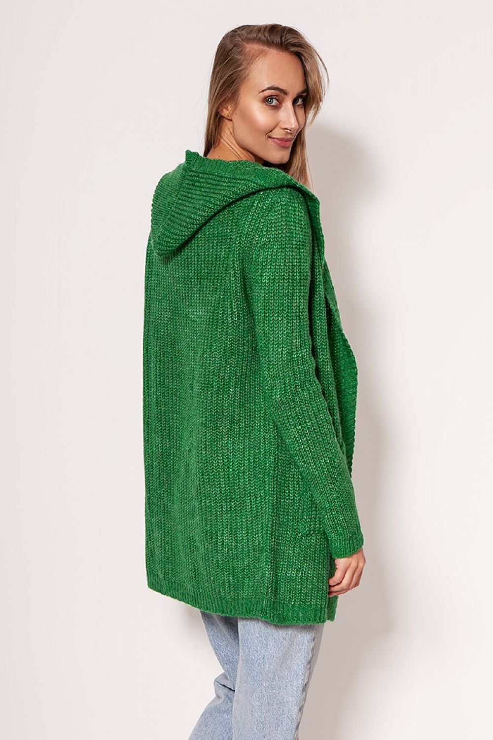EB | Strickjacke mit Kapuze Soft und Warm Lässiger Look