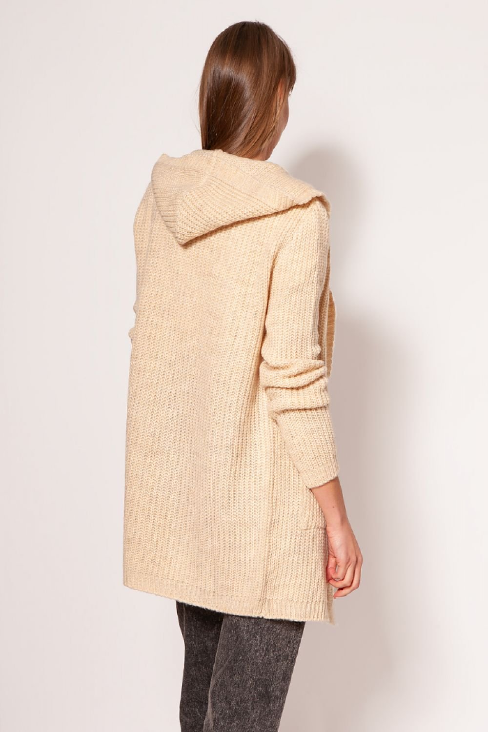 EB | Strickjacke mit Kapuze Soft und Warm Lässiger Look
