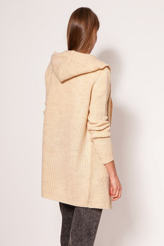 EB | Strickjacke mit Kapuze Soft und Warm Lässiger Look