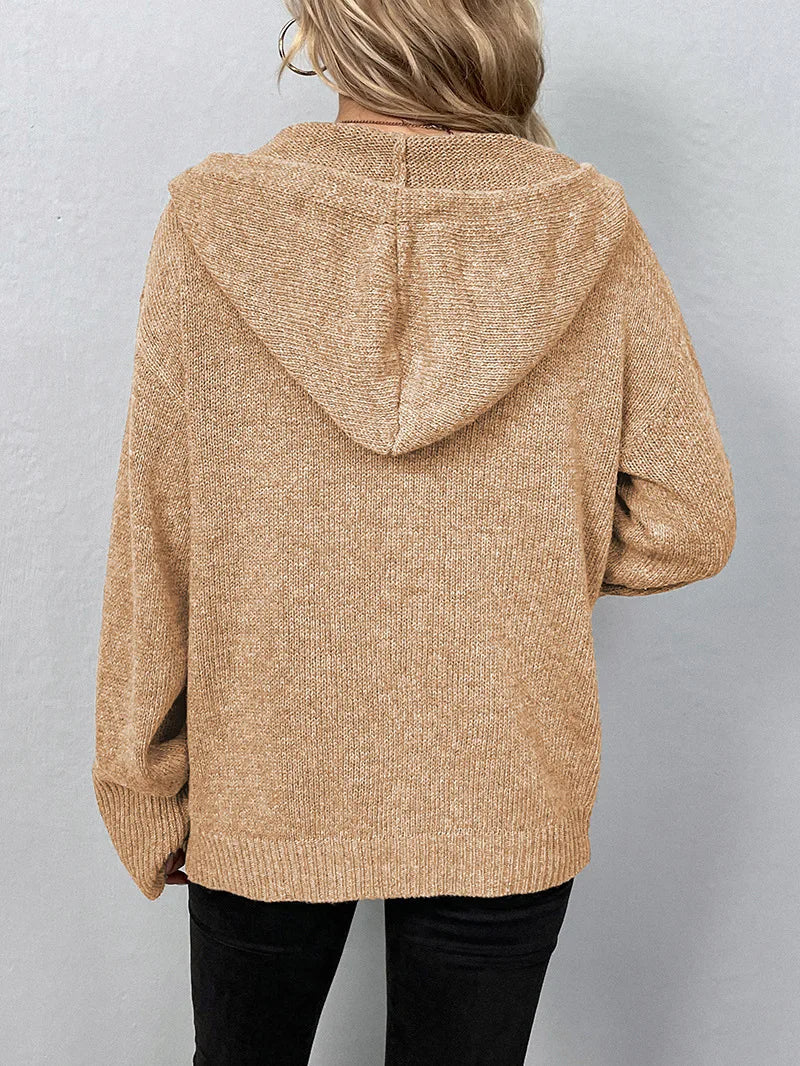 EB | Cardigan - Bequemer Strick-Button-Up-Cardigan