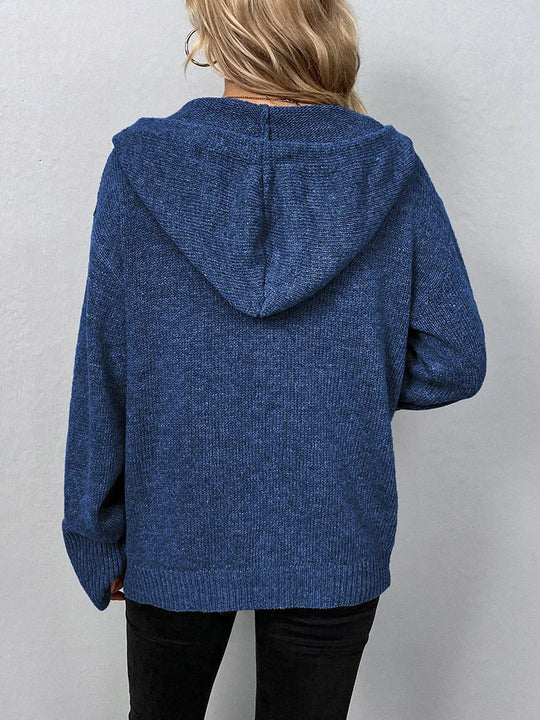 EB | Cardigan - Bequemer Strick-Button-Up-Cardigan
