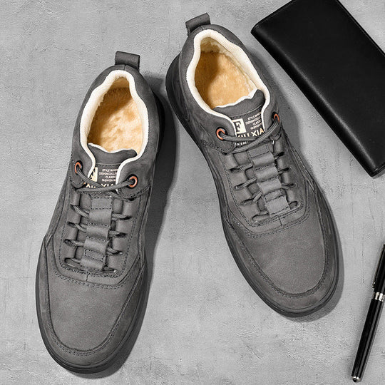 Exklusive Ledersneaker mit Schnürung EB