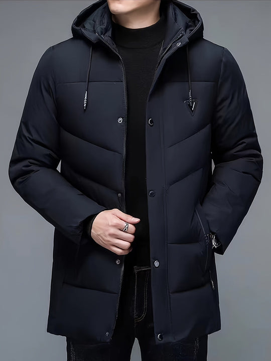 EB | Warme Pufferjacke mit Kapuze Polyester Stil und Schutz