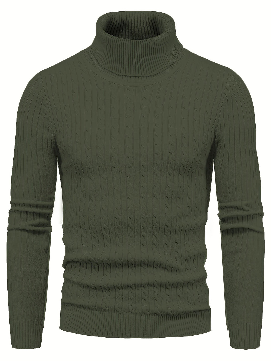 EB | Kabelstrick Rollkragenpullover Weich und Warm Perfekt für Herbst und Winter