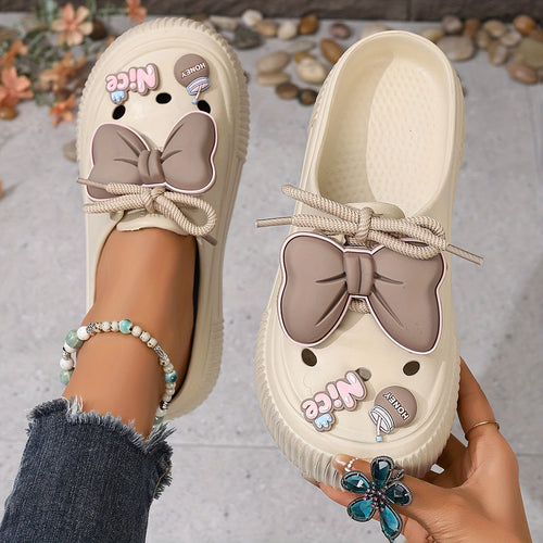Clogs Mit Schleifenakzent Lily EB