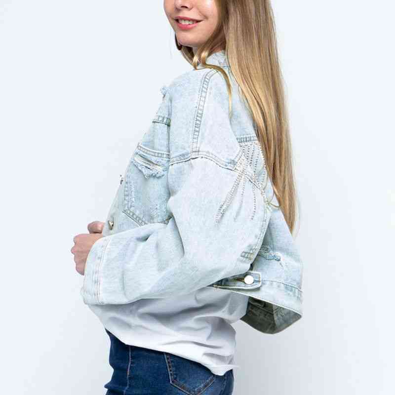 EB | Zeitgenössische Denim Jacke mit Kragen