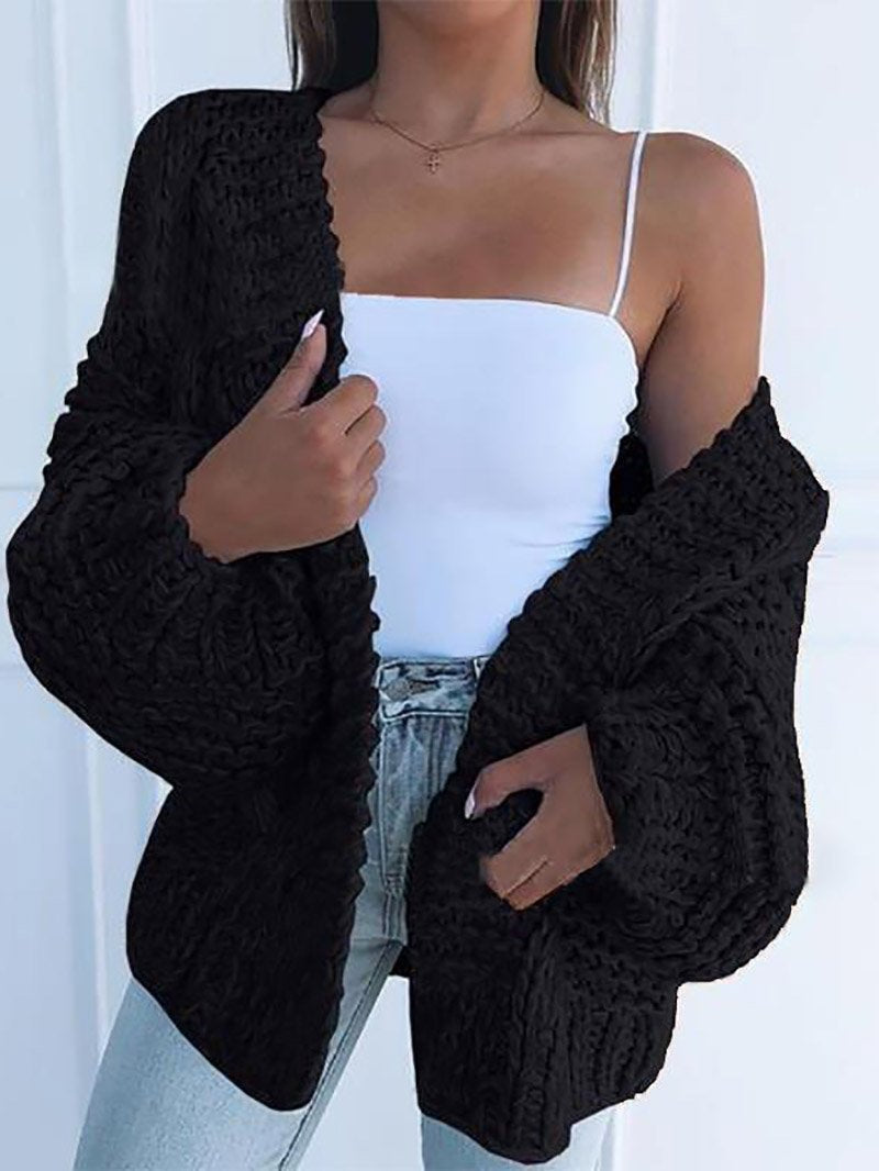 EB | Chunky Strickcardigan Weich und Warm Trendiger Komfort