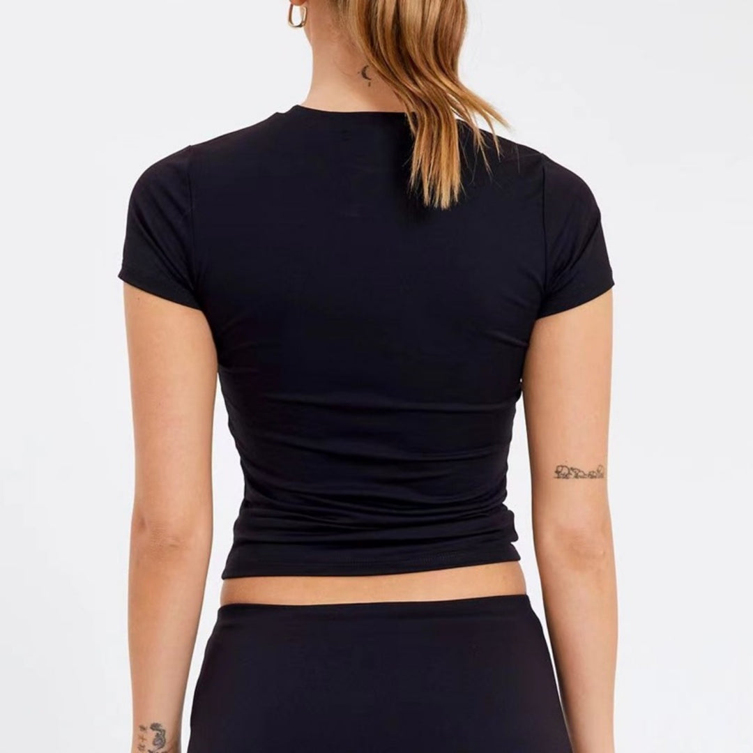 EB | Einfarbiges Slim-Fit-Unterhemd