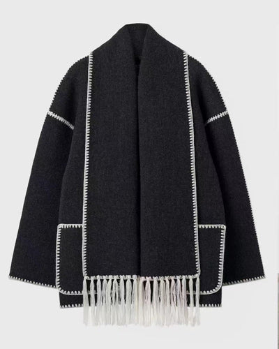 EB | Hepburn-Stil Wollcape Mantel