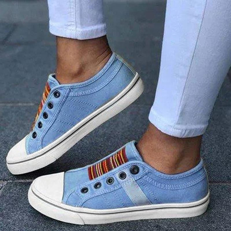 Orthopädische Pantoletten, Vintage Denim Schuhe EB EB