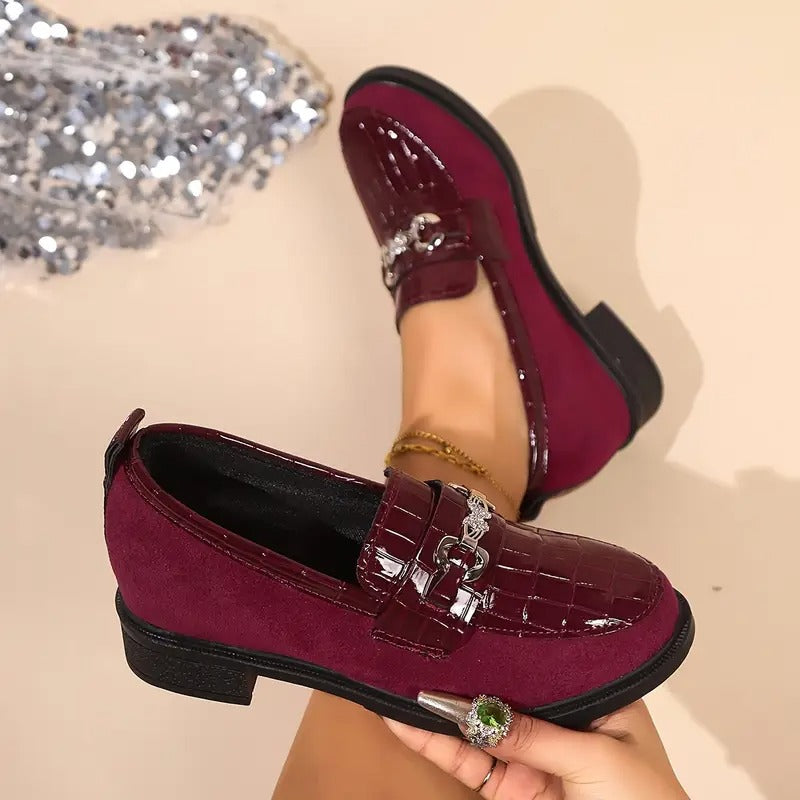 Damen-Loafer mit Metallkette EB EB