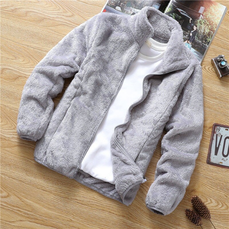 EB | Doppelseitige Fleece Jacke