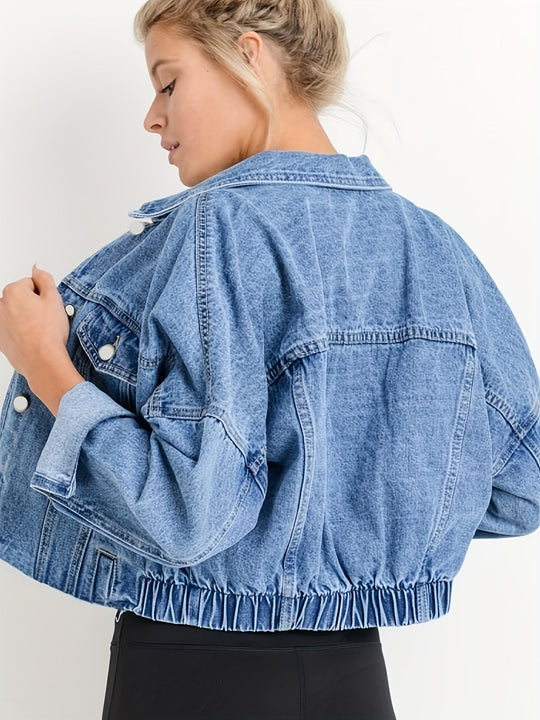 EB | Jeansjacke mit Reverskragen für Den Herbst