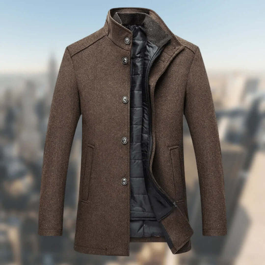 EB | Herren Warmer Wintermantel mit Stehkragen