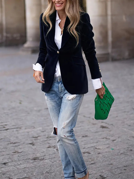 EB | Elegante Samtjacke